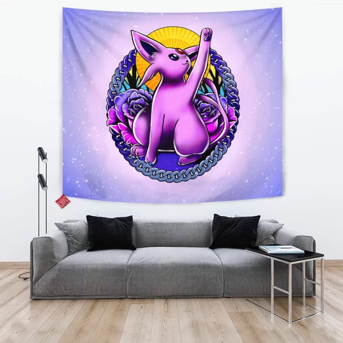 Espeon Tattoo Design Tapestry