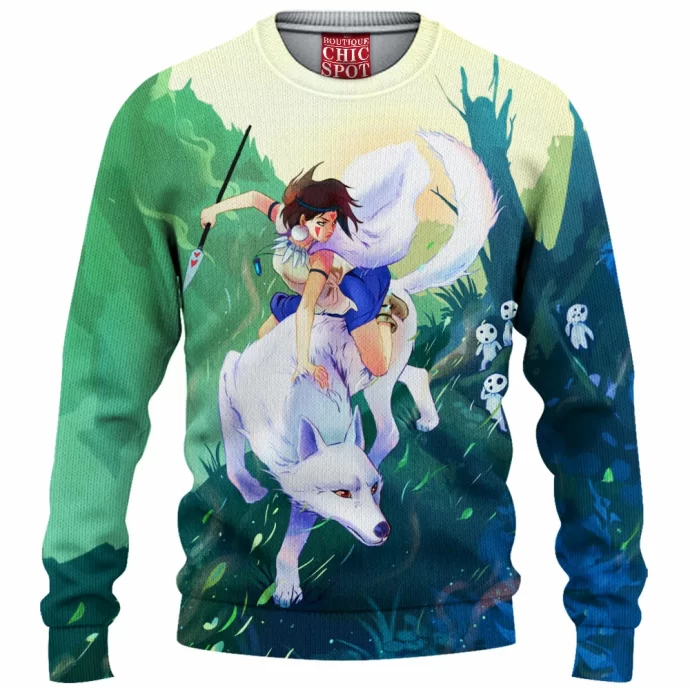 Princess Mononoke Knitted Sweater