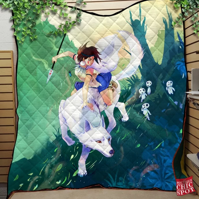 Princess Mononoke Quilt Blanket