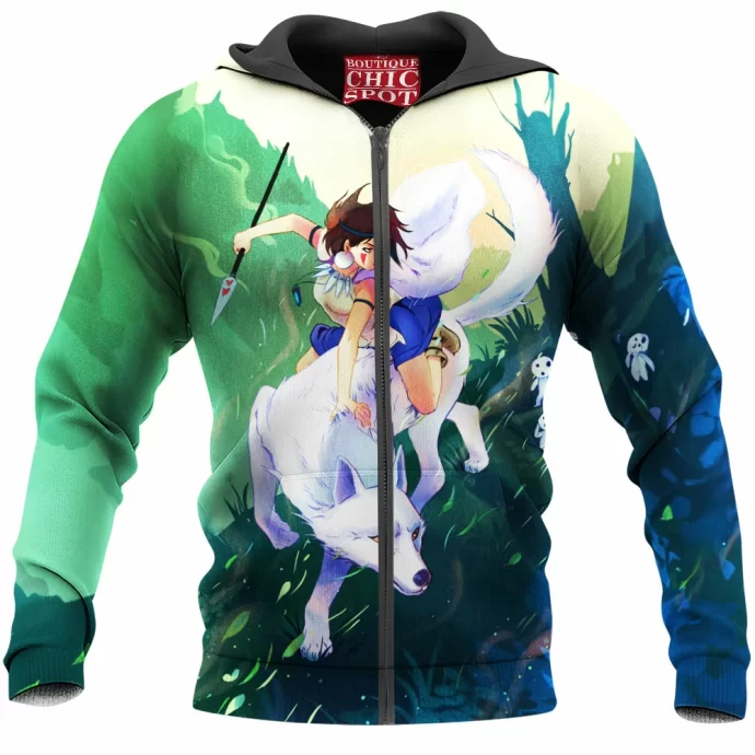 Princess Mononoke Zip Hoodie