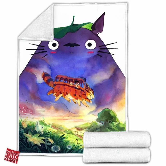 Totoro Fleece Blanket