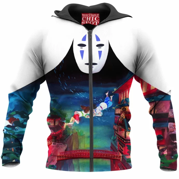 No Face Zip Hoodie