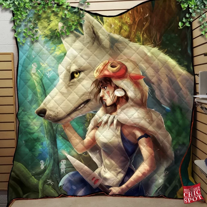 Princess Mononoke Quilt Blanket