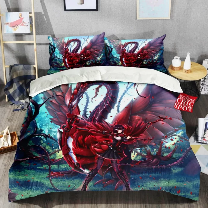 Yugioh Black Rose Dragon Bedding Set