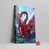 Yugioh Black Rose Dragon Canvas Wall Art