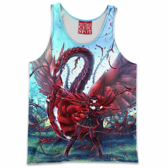 Yugioh Black Rose Dragon Tank Top