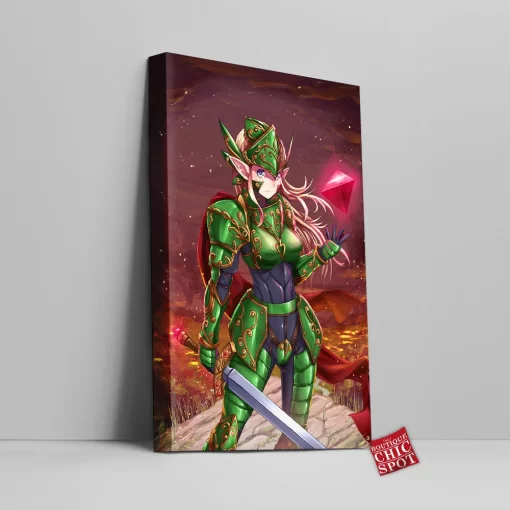 Zelda Princess Knight Of Hyrule Canvas Wall Art