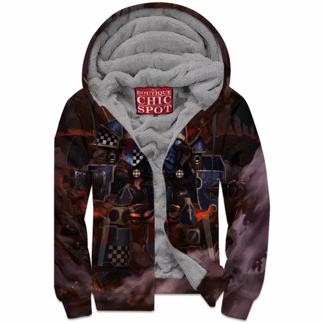 Q HUY Boutique 4484 Zip Fleece Hoodie