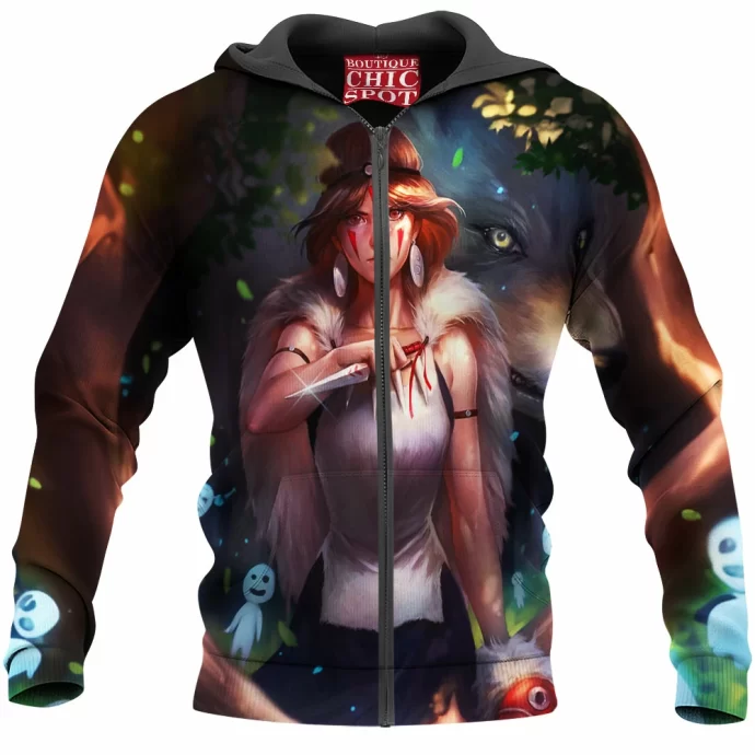 Princess Mononoke Zip Hoodie