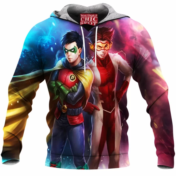 Robin And Impulse Fleece Hoodie