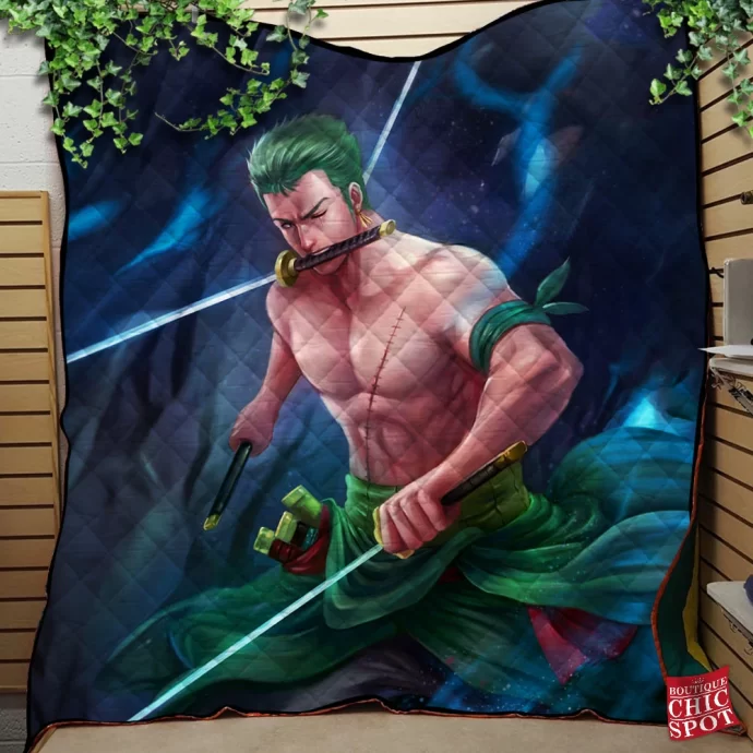 Zoro Op Quilt Blanket