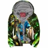 Game Zip-Fleece-Hoodie, The Legend of Zelda Zip-Fleece-Hoodie, Zelda Link Zip-Fleece-Hoodie