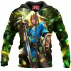 Game Zip-Hoodie, The Legend of Zelda Zip-Hoodie, Zelda Link Zip-Hoodie