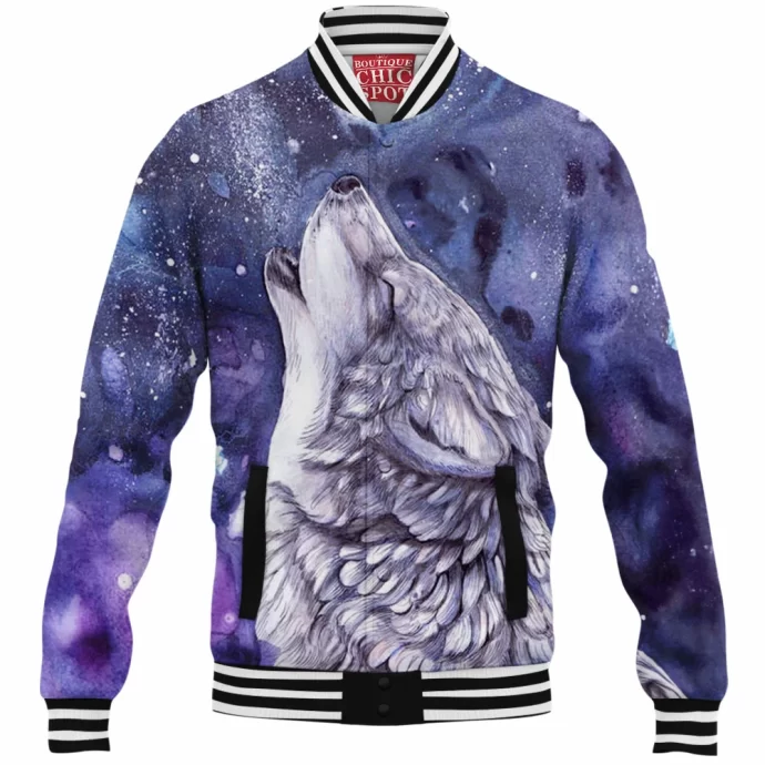 Wolf Moon Baseball Jacket