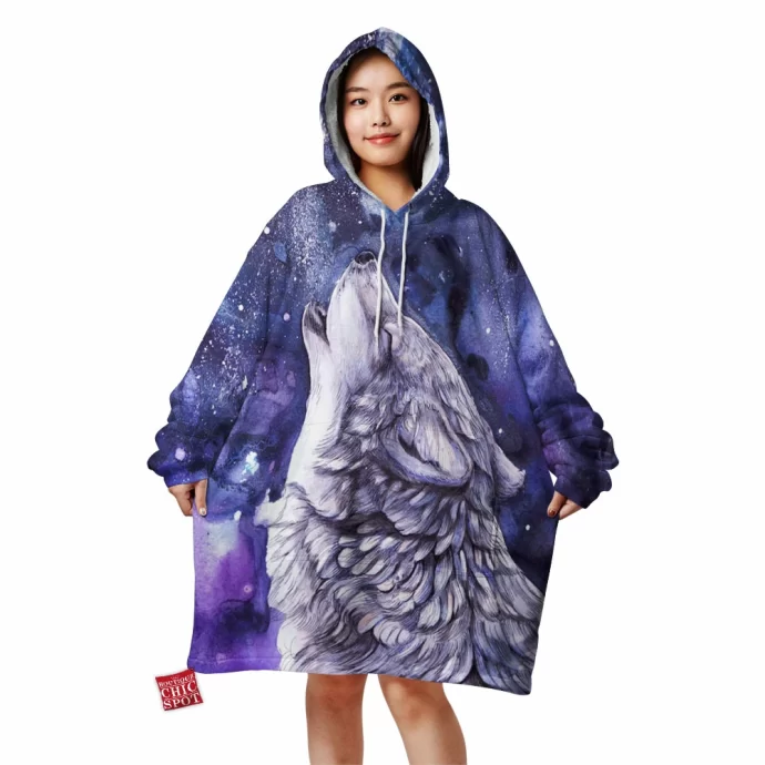 Wolf Moon Blanket Hoodie