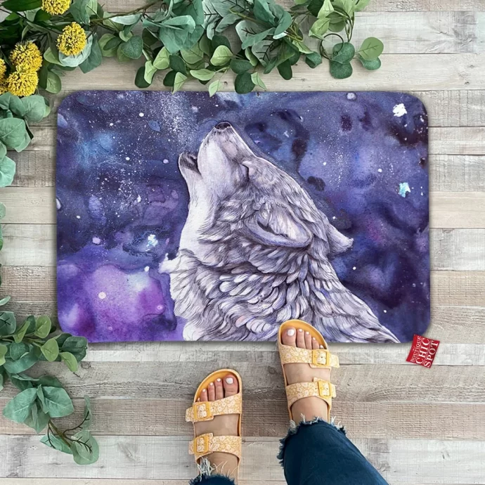 Wolf Moon Doormat