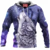 Wolf Fleece-Hoodie