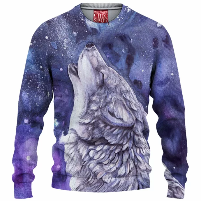 Wolf Moon Knitted Sweater