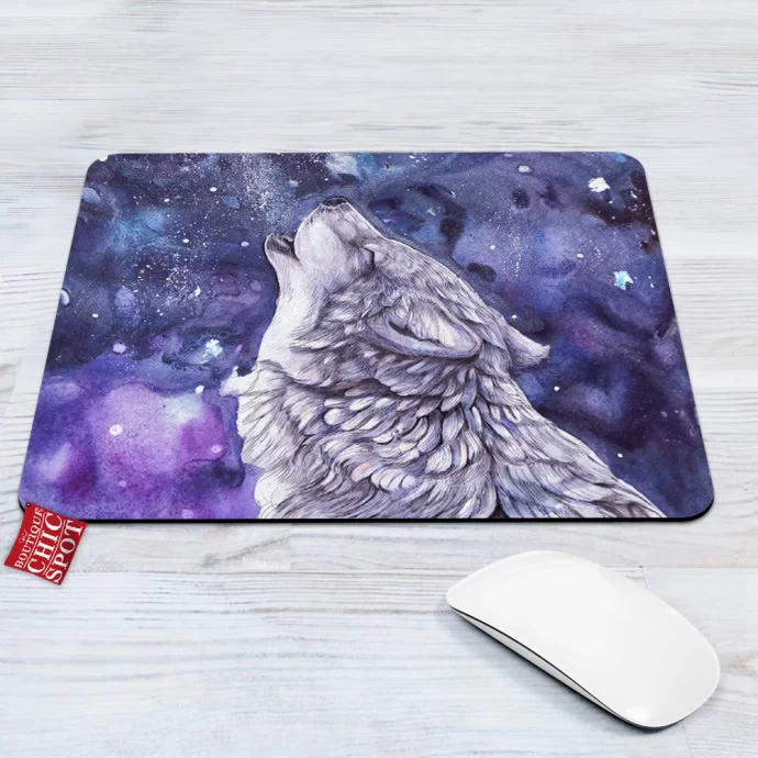 Wolf Moon Mouse Pad