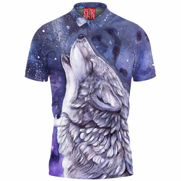 Wolf Moon Polo Shirt