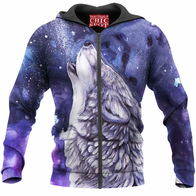 Wolf Moon Zip Hoodie