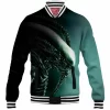 Alien Baseball-Jacket, Sci-Fi Baseball-Jacket, Horror Baseball-Jacket