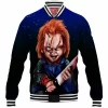 Child's Play Baseball-Jacket, Chucky Baseball-Jacket, Horror Baseball-Jacket