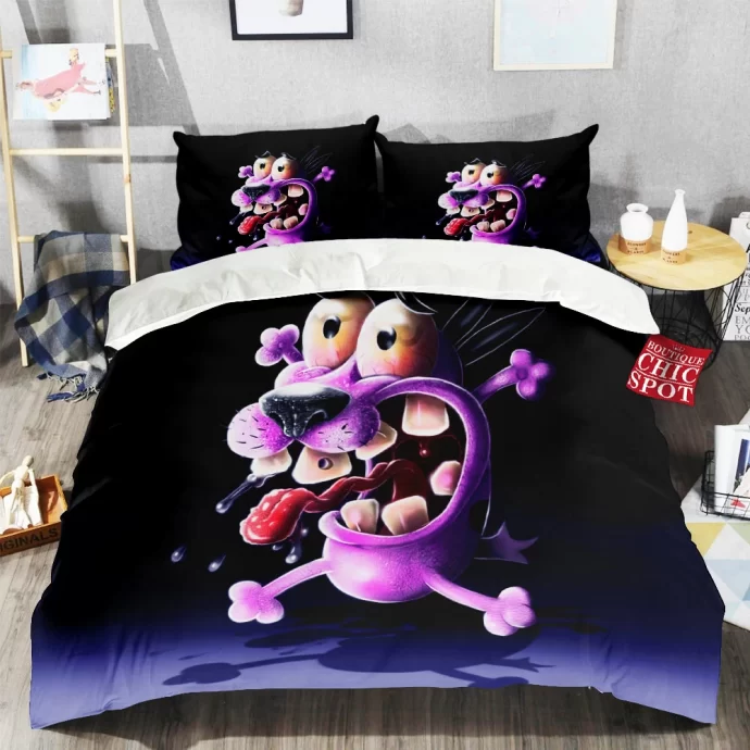 Courage The Cowardly Dog Bedding Set