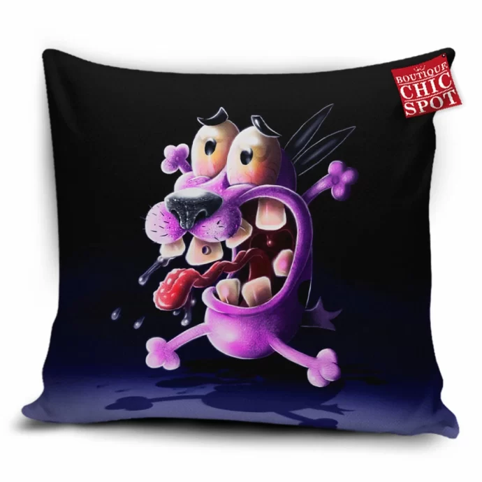 Courage The Cowardly Dog Pillow Cover