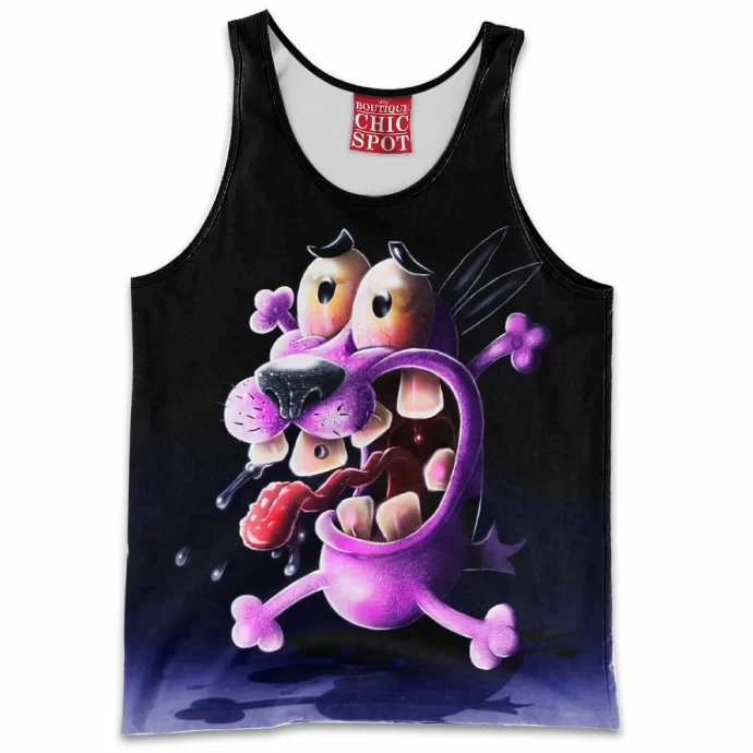 Courage The Cowardly Dog Tank Top