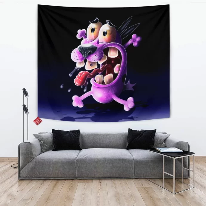 Courage The Cowardly Dog Tapestry