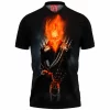 Comic Polo Shirt, Ghost Rider Polo Shirt