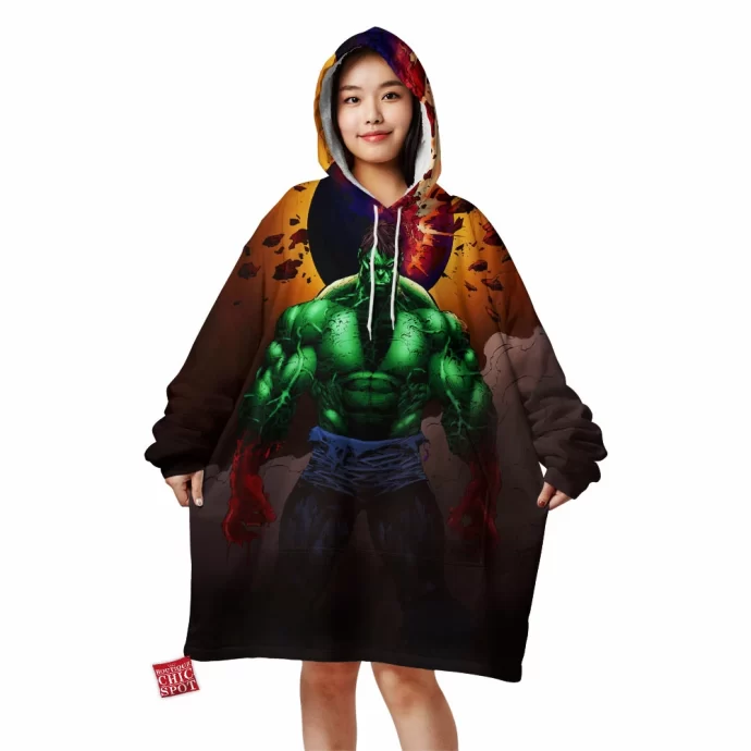 Hulk Smash Blanket Hoodie