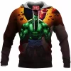 Comic Fleece-Hoodie, Hulk Fleece-Hoodie