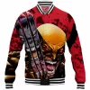 Comic Baseball-Jacket, Hulk Baseball-Jacket, Wolverine Baseball-Jacket