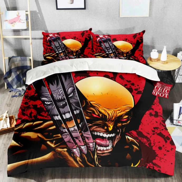 Wolverine And Hulk Bedding Set