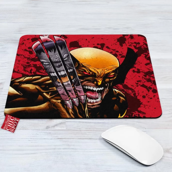 Wolverine And Hulk Mouse Pad