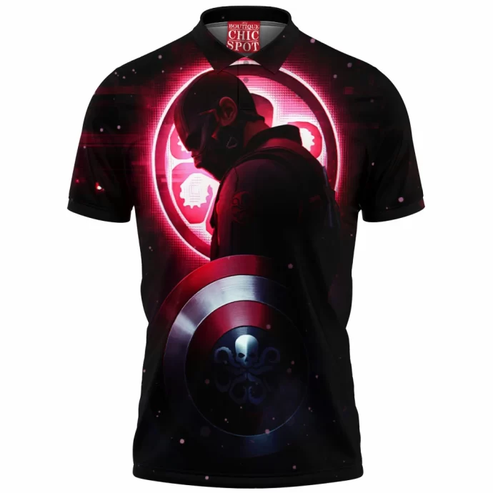 Captain America Hydra Polo Shirt