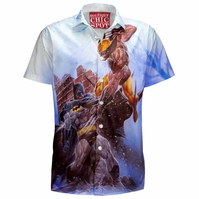 Batman Vs Wolverine Hawaiian Shirt