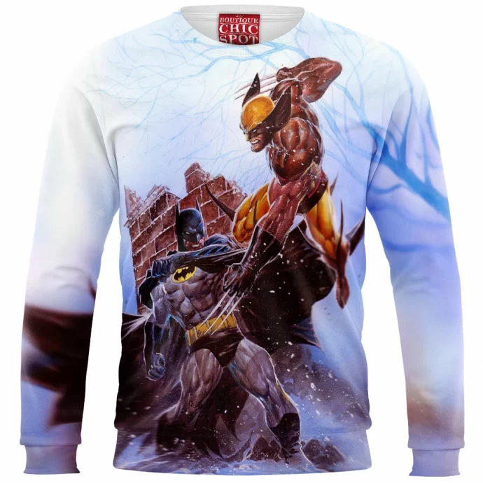 Batman Vs Wolverine Sweatshirt