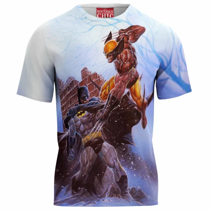 Batman Vs Wolverine T-Shirt