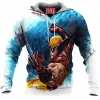 Comic Fleece-Hoodie, Wolverine Fleece-Hoodie, X-men Fleece-Hoodie