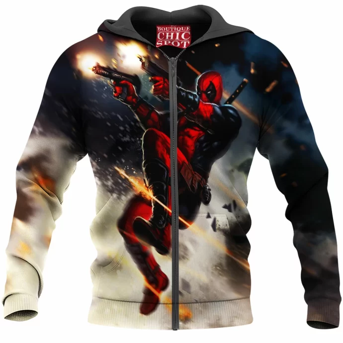 Deadpool Zip Hoodie