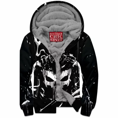 Comic Zip-Fleece-Hoodie, Punisher Zip-Fleece-Hoodie