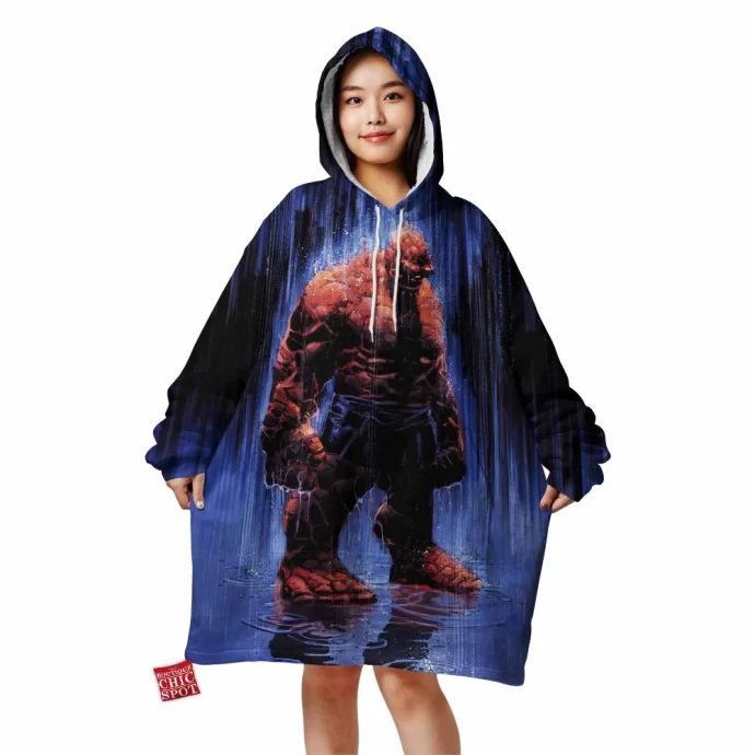 The Thing Fantastic 4 Blanket Hoodie