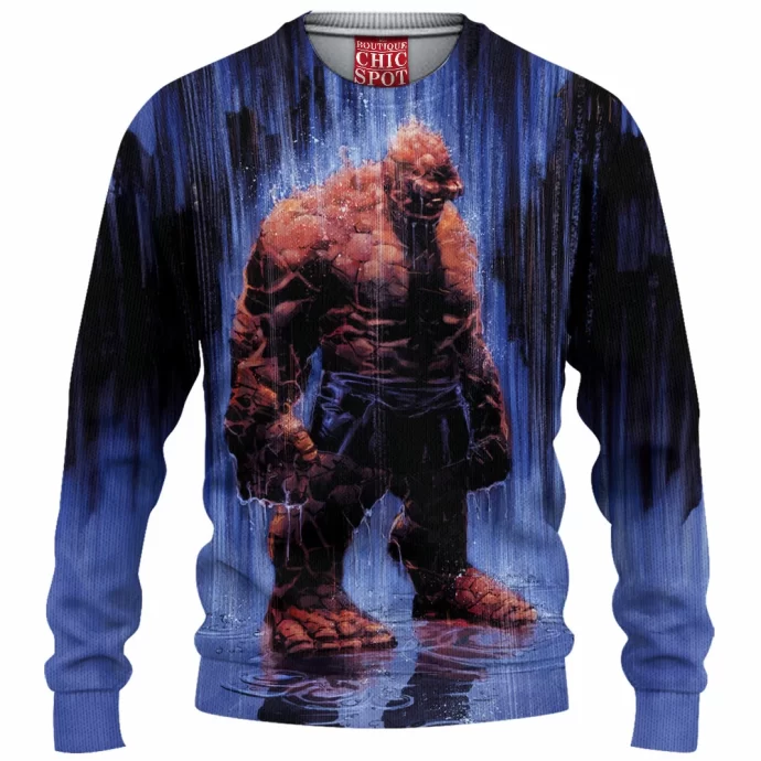 The Thing Fantastic 4 Knitted Sweater