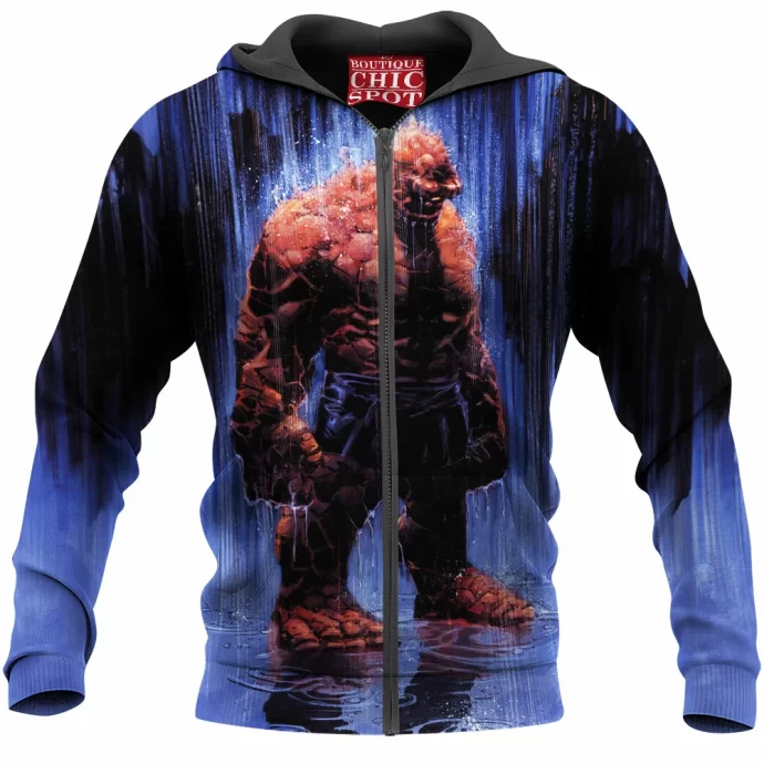 The Thing Fantastic 4 Zip Hoodie