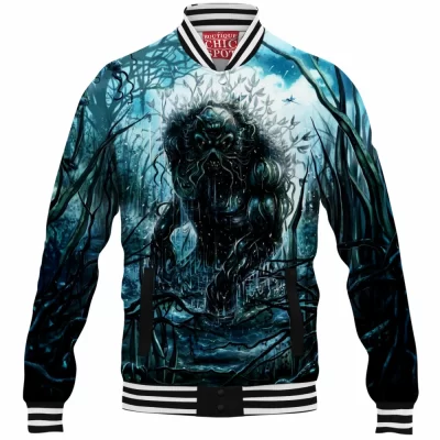 Comic Baseball-Jacket, Swamp Thing Baseball-Jacket