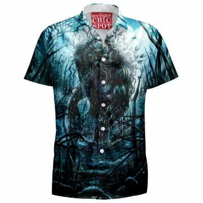 Comic Hawaiian-Shirt, Swamp Thing Hawaiian-Shirt