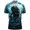 Comic Polo Shirt, Swamp Thing Polo Shirt